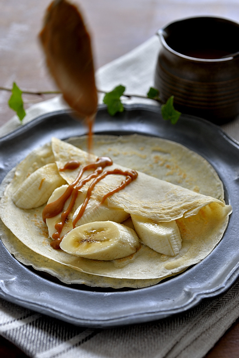 イギリスのパンケーキデー17年は２月28日 Salted Caramel Banana Pancake ソルトキャラメルのバナナパンケーキ Cooking At Sw London